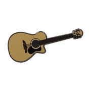 Guitar Enamel Lapel Pin - Celebrating the Beauty of Music